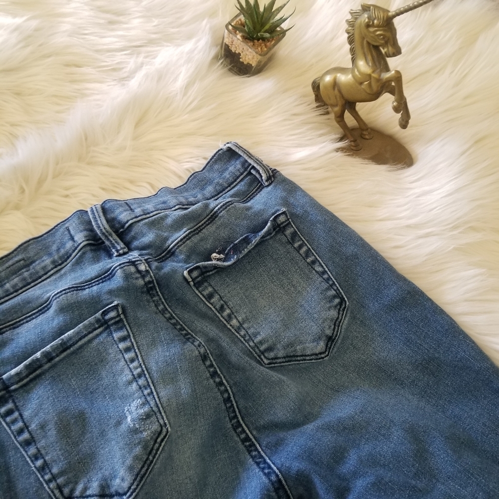 PACSUN High Rise Ankle Jegging Distressed - Picture 5 of 10